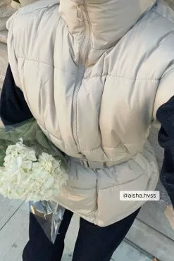 NA-KD Belted Padded Vest