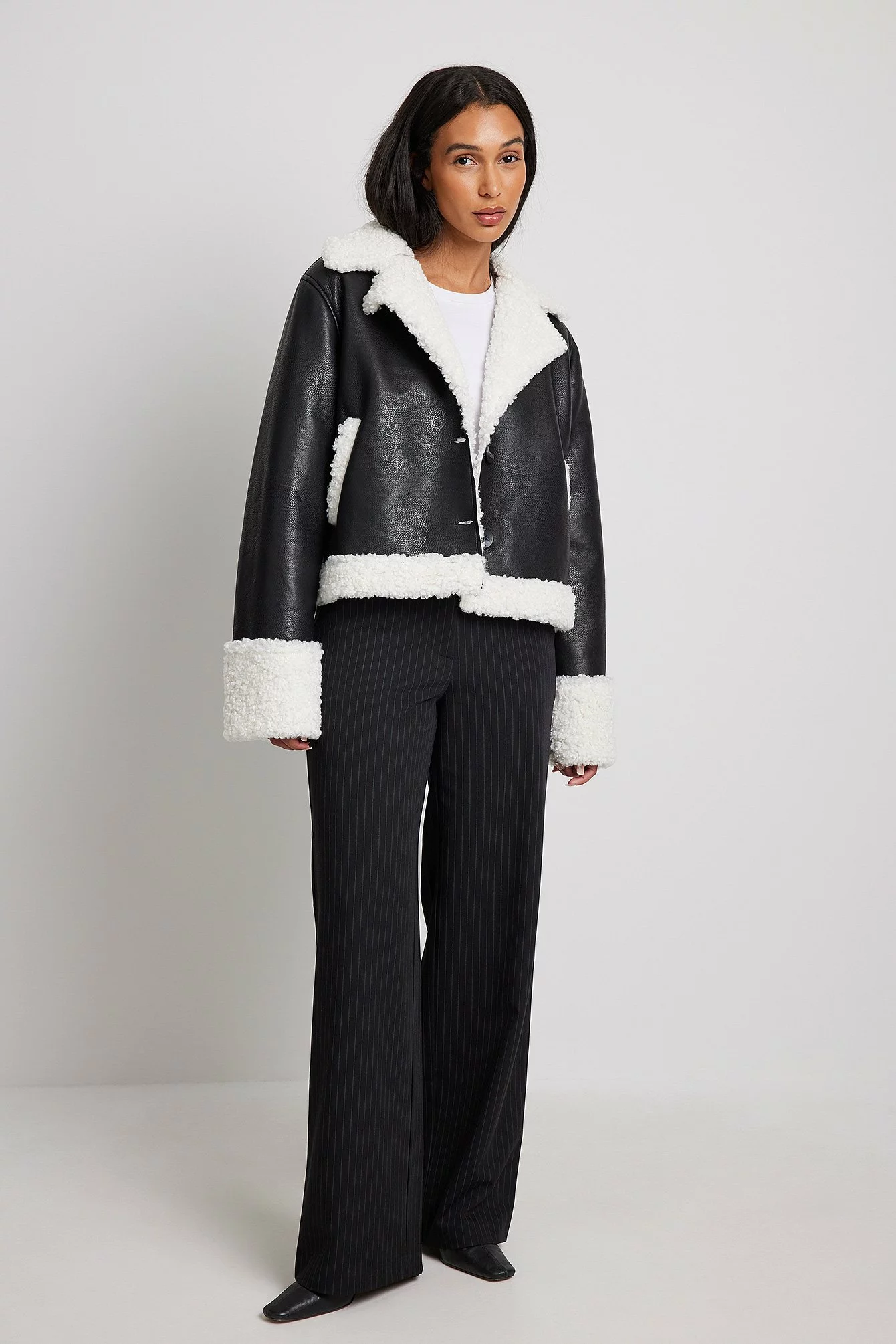 Lisa & Lena For NA-KD Aviator Jacket - Image 8