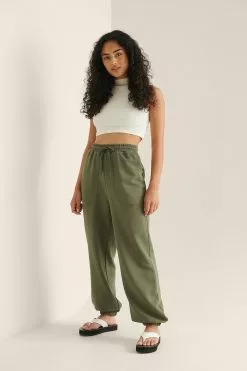 Handpicked X NA-KD Loose Elastic Waist Pants