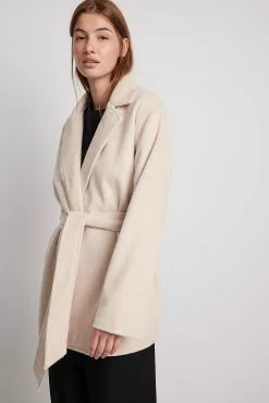 Ida Carlsson X NA-KD Belted Coat