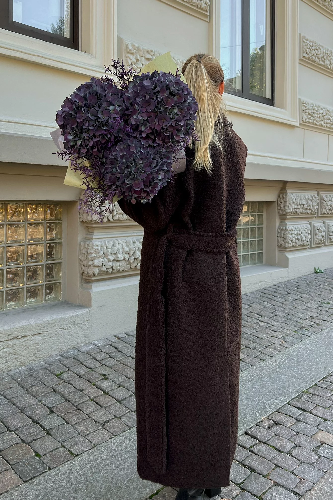 NA-KD Trend Belted Maxi Coat - Image 7