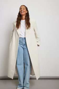 NA-KD Trend Belted Maxi Coat