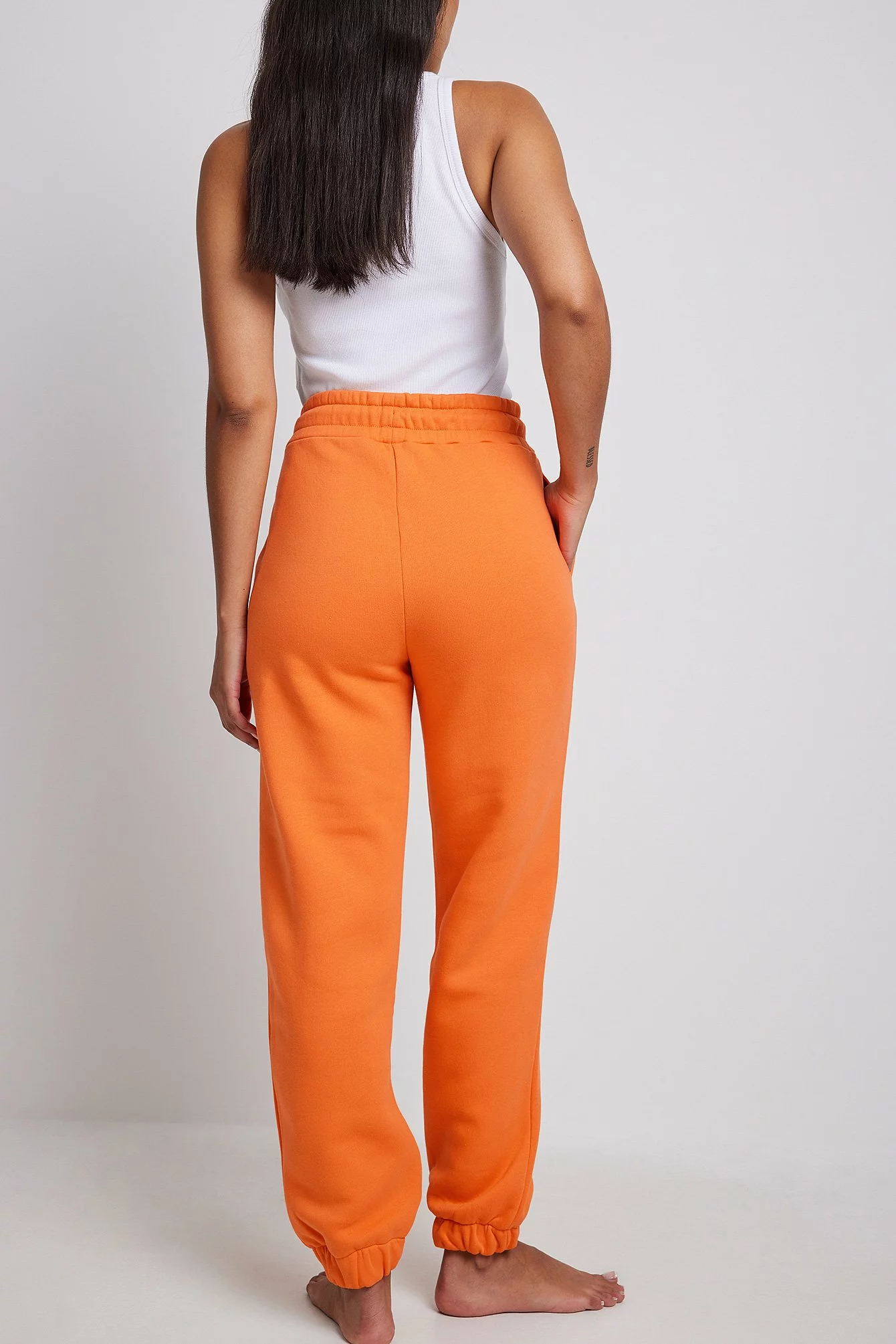 NA-KD Basic Brushed Drawstring Sweatpants - Image 22