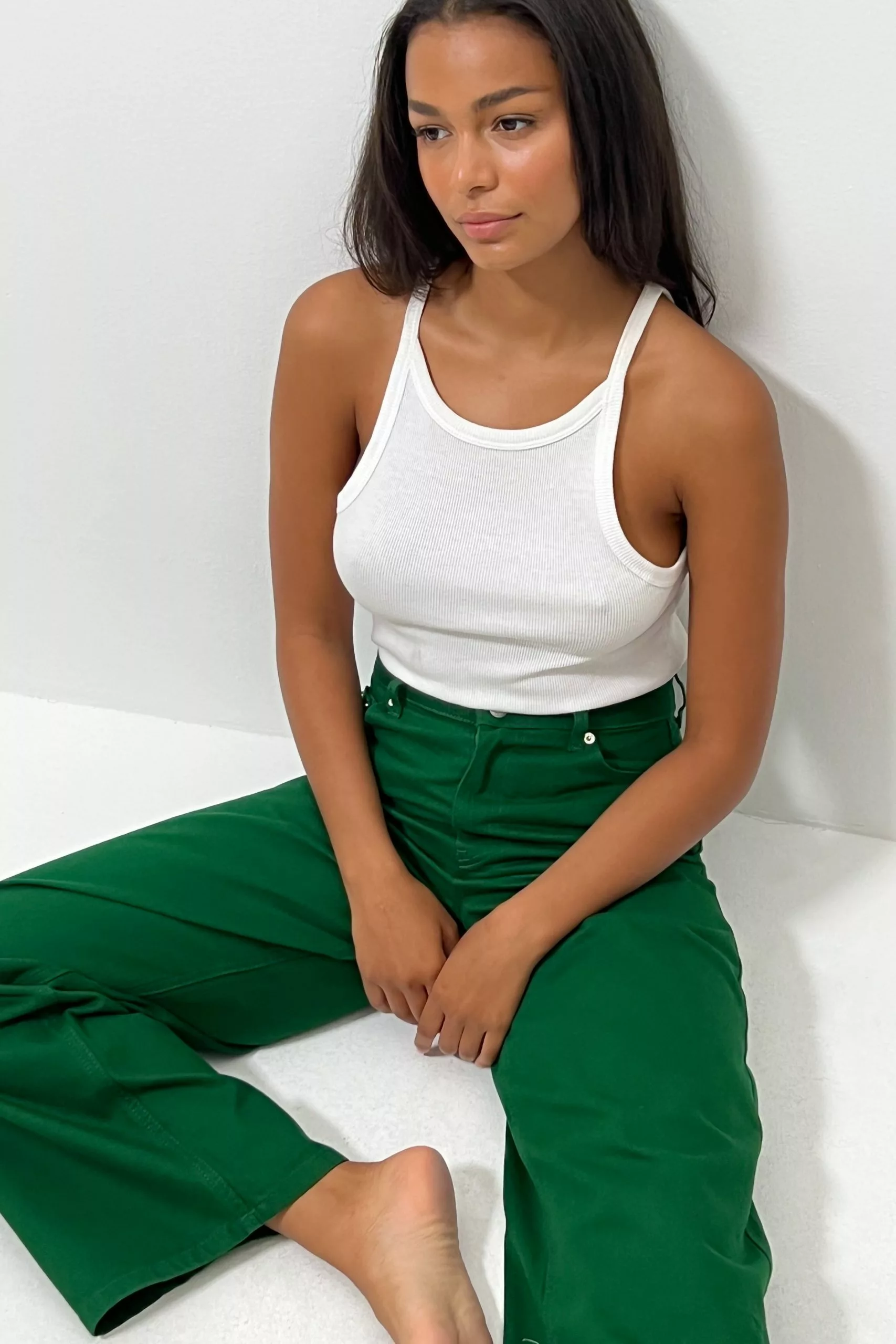 Josefine Simone X NA-KD High Waist Long Denim - Image 4