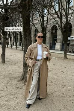 Jessica Haller X NA-KD D-ring Detail Trenchcoat