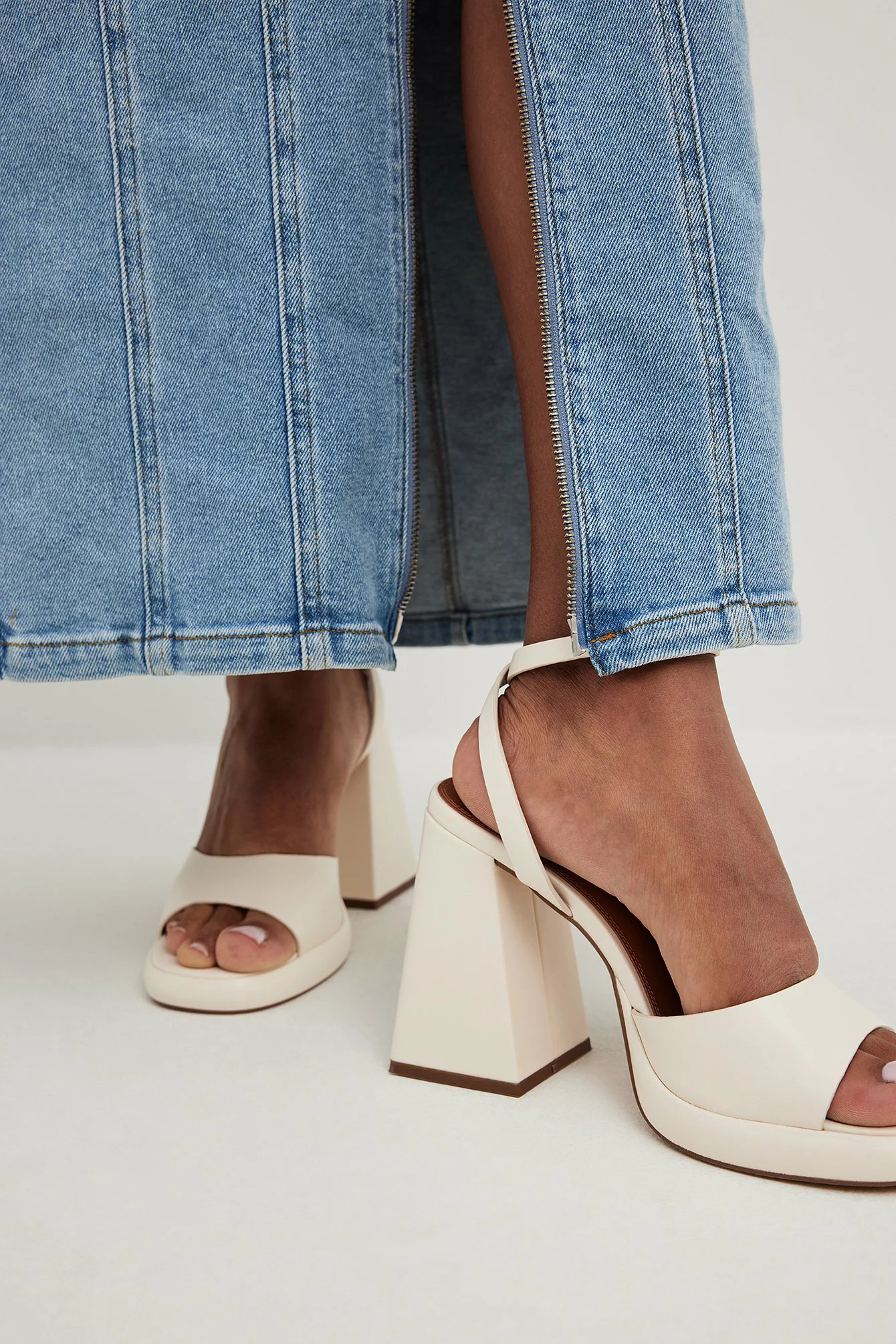 NA-KD Shoes Chubby Plateau Heels - Image 13