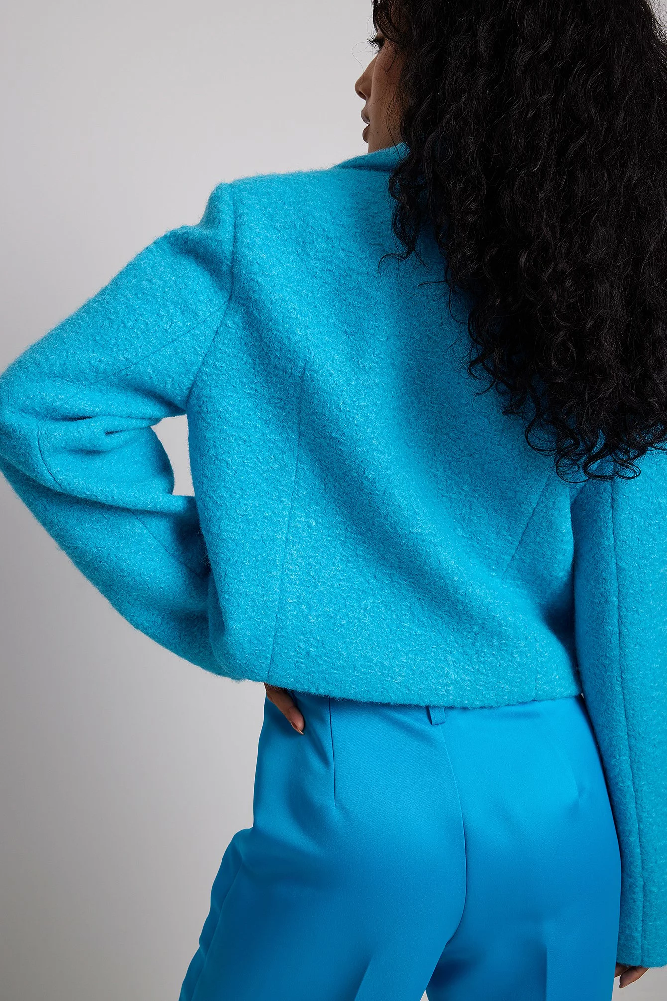 Picked By Hanna Schönberg Oversized Cropped Coat - Image 2