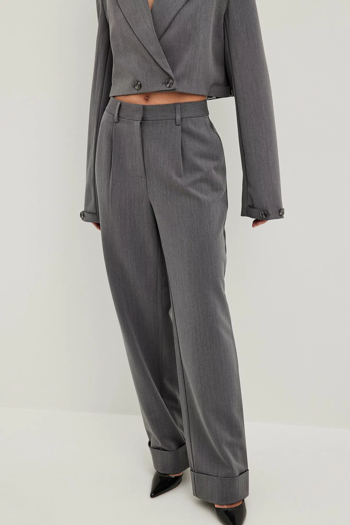 Widya Soraya X NA-KD Cuffed Hem Trousers - Image 2