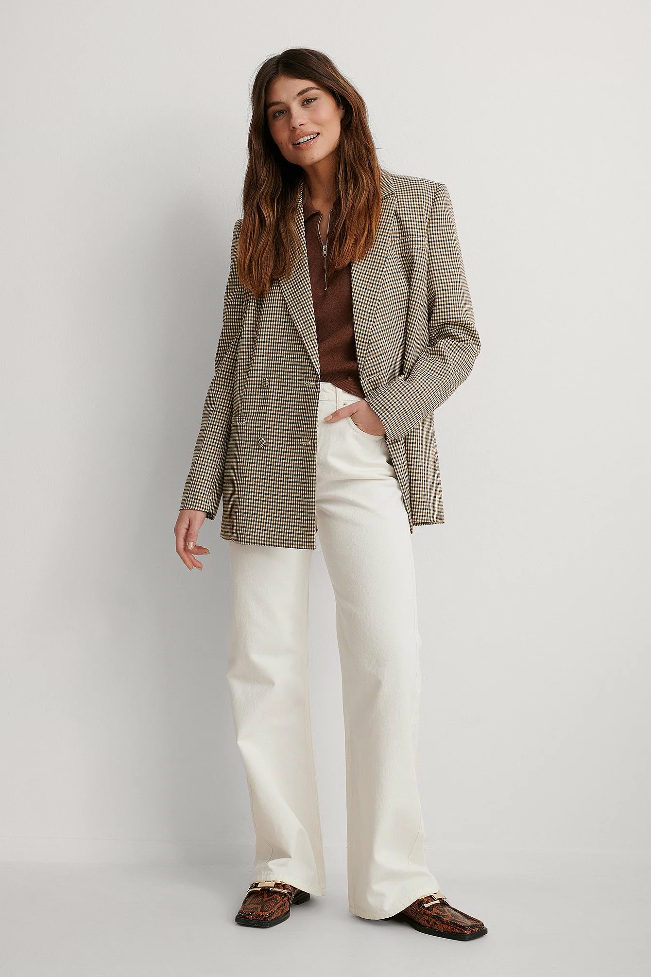 NA-KD Trend Relaxed Full Length Jeans - Image 3