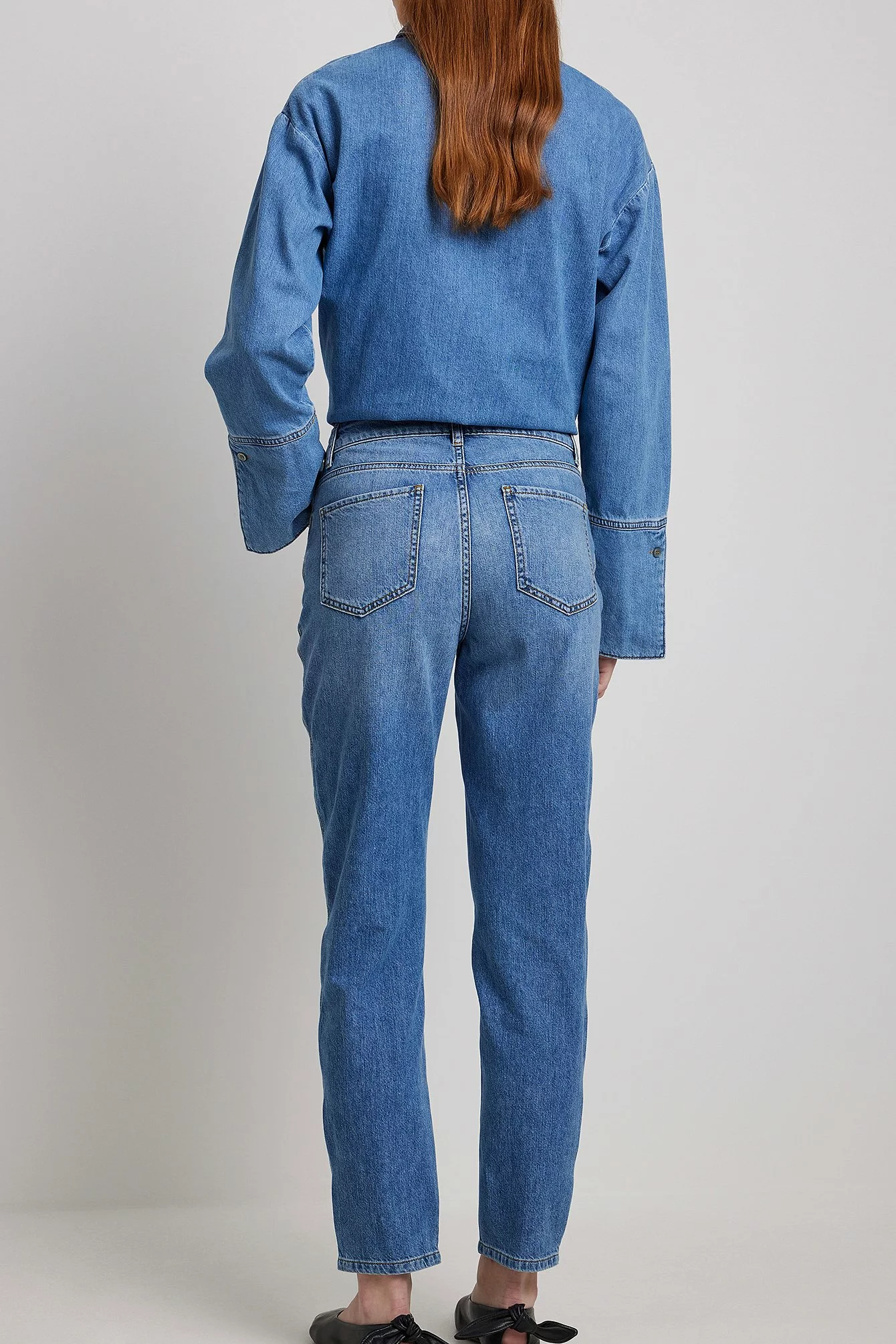 Sofi Fahrman X NA-KD Detailed Denim - Image 3