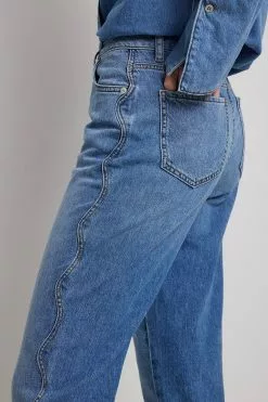 Sofi Fahrman X NA-KD Detailed Denim