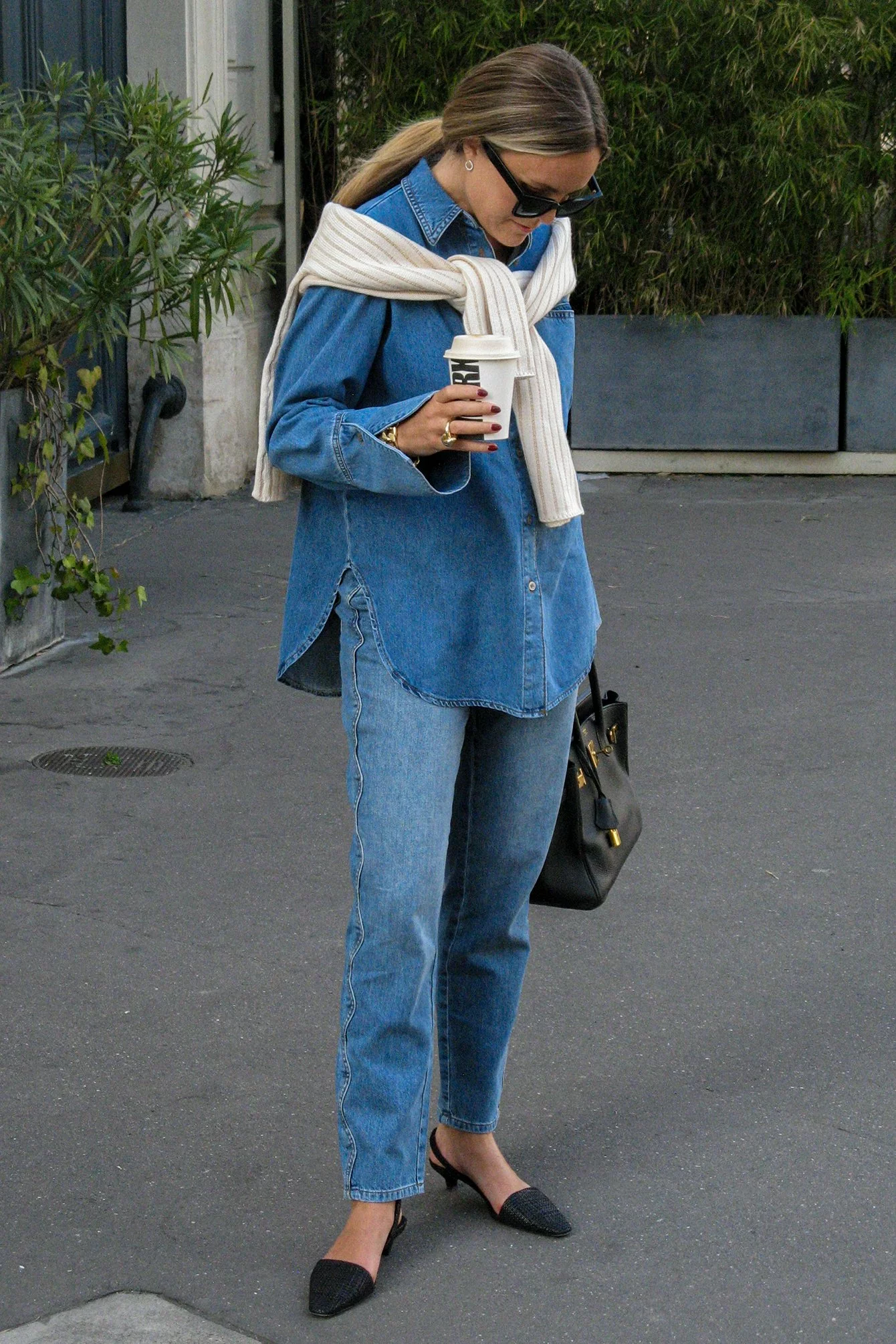 Sofi Fahrman X NA-KD Detailed Denim - Image 5