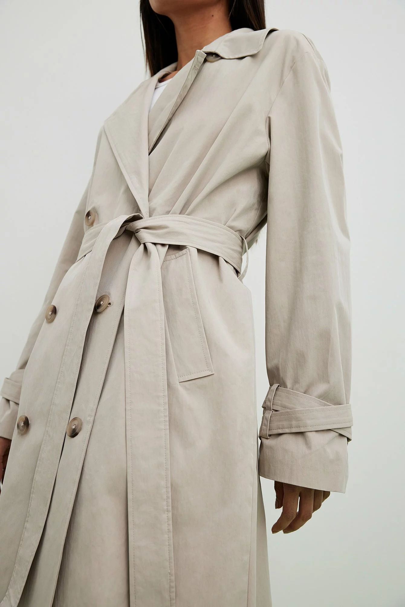 NA-KD Double Buttoned Trenchcoat - Image 6