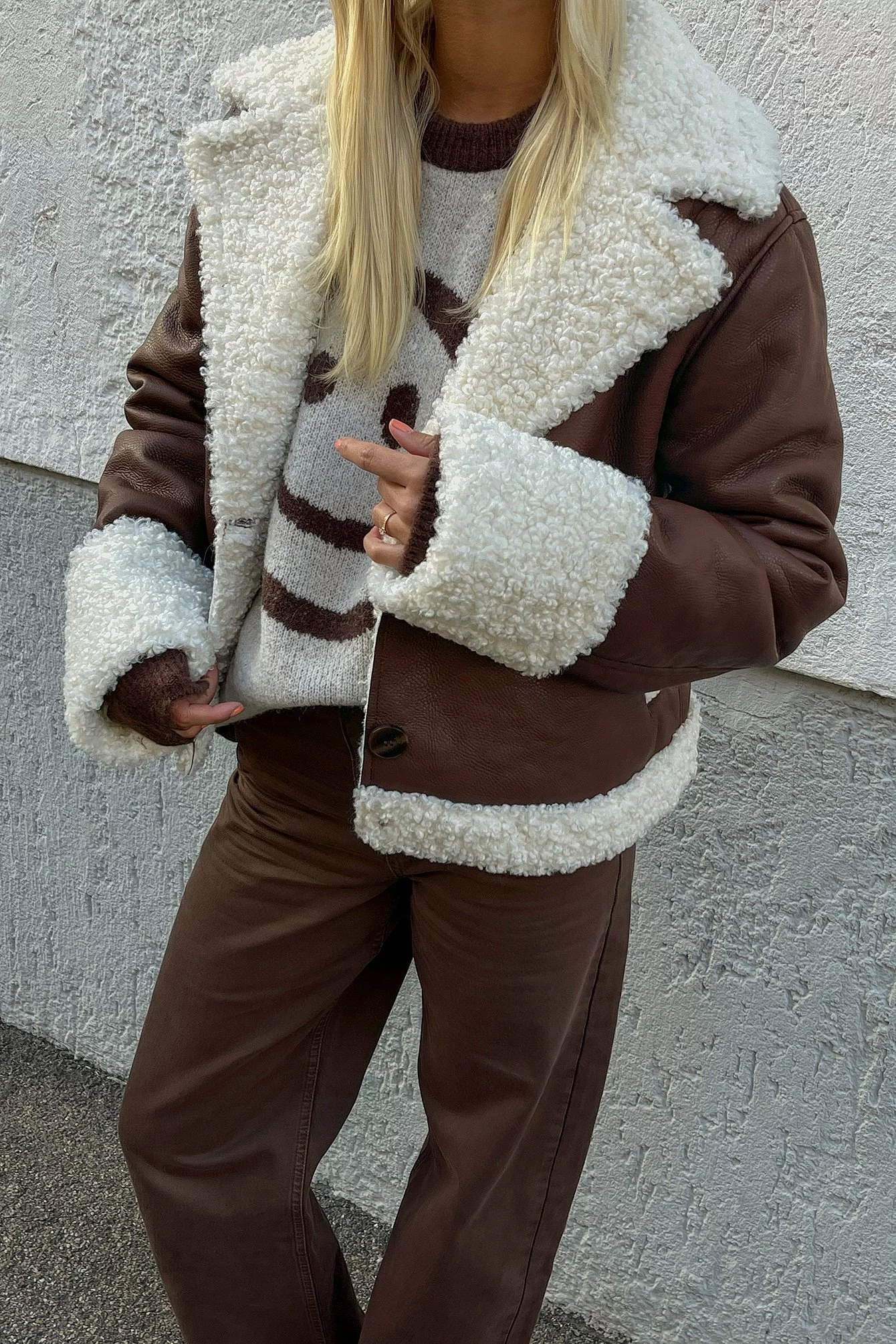 Lisa & Lena For NA-KD Aviator Jacket - Image 5