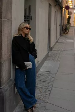 Georgina Lennon X NA-KD Seam Detail Denim