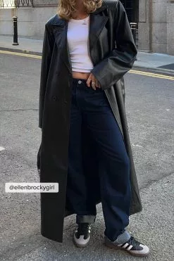 Mimi A.R X NA-KD Shoulder Padded PU Coat