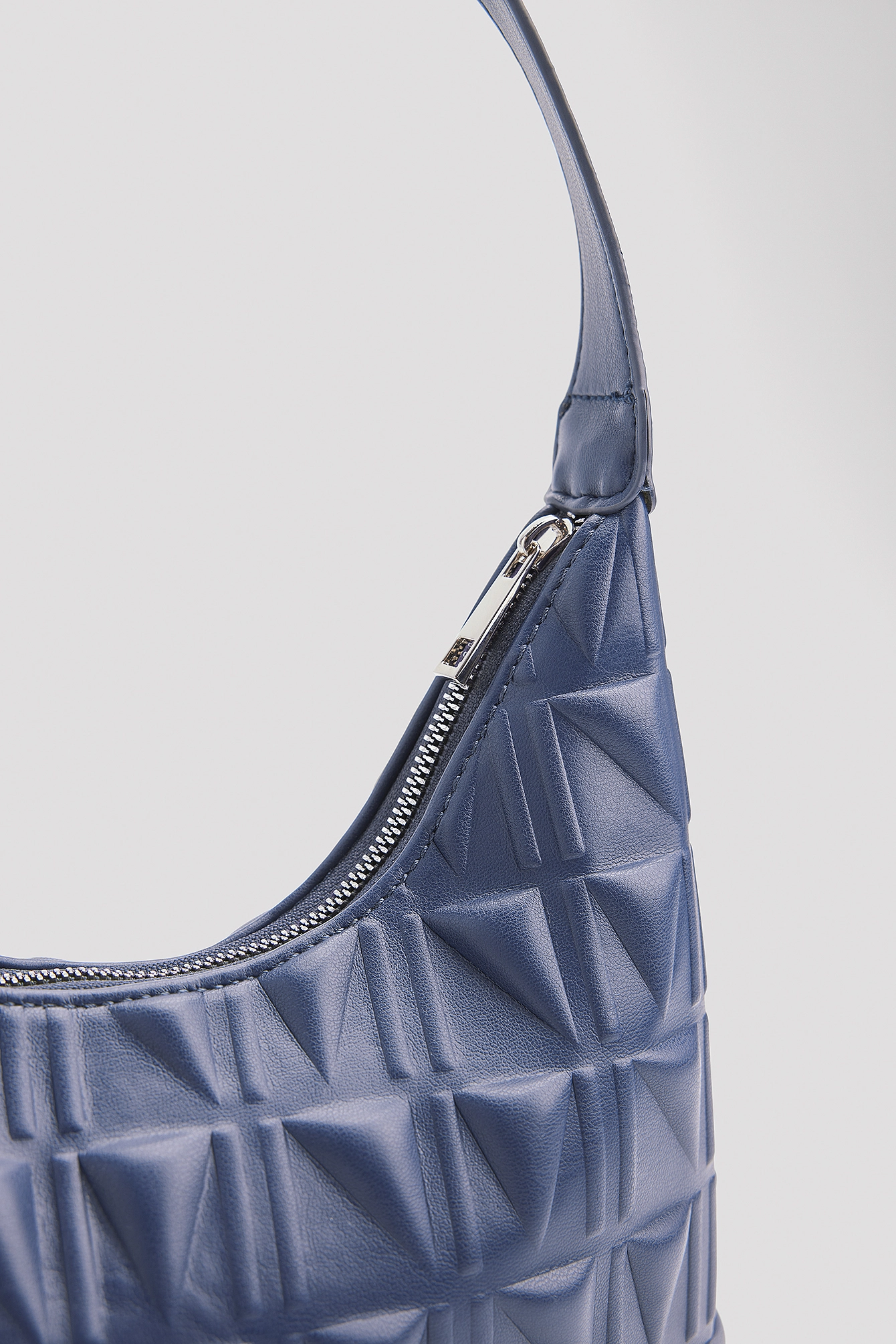 Mocean Sisters X NA-KD Embossed Baguette Bag - Image 3