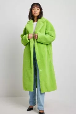 NA-KD Trend Faux Fur Maxi Coat
