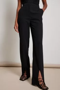 NA-KD Classic Front Slit Straight Leg Suit Pants