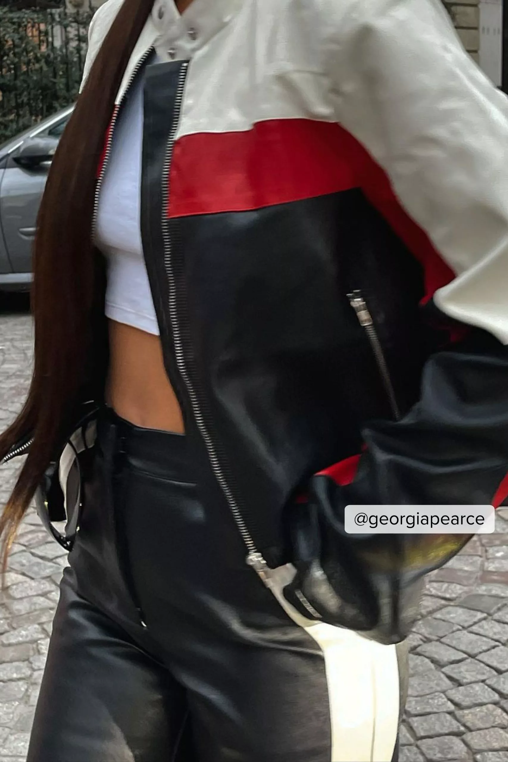Sofia Coelho X NA-KD PU Biker Jacket - Image 6