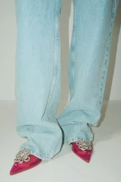 NA-KD Shoes Glittery Transparent Pumps