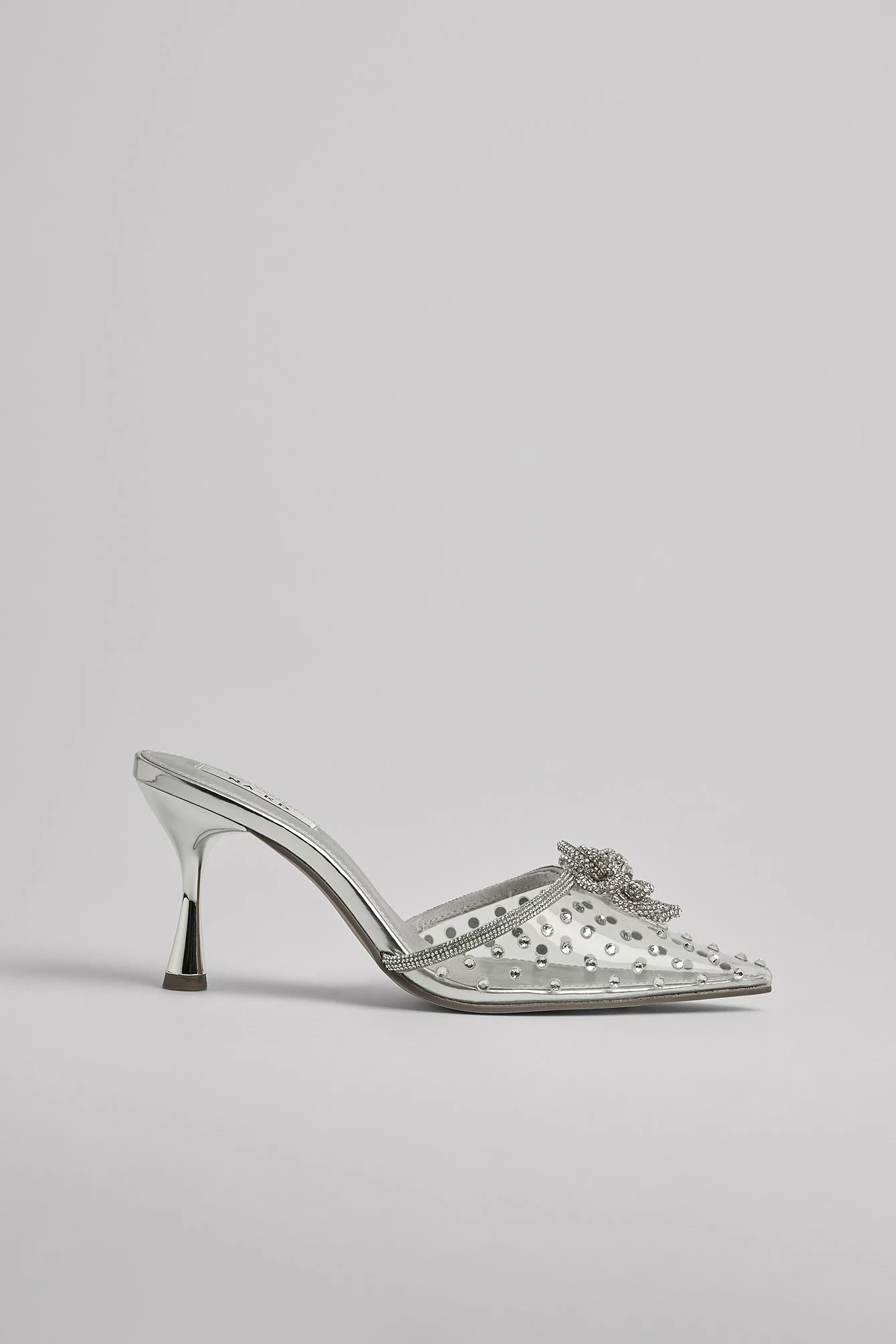 NA-KD Shoes Glittery Transparent Pumps - Image 6
