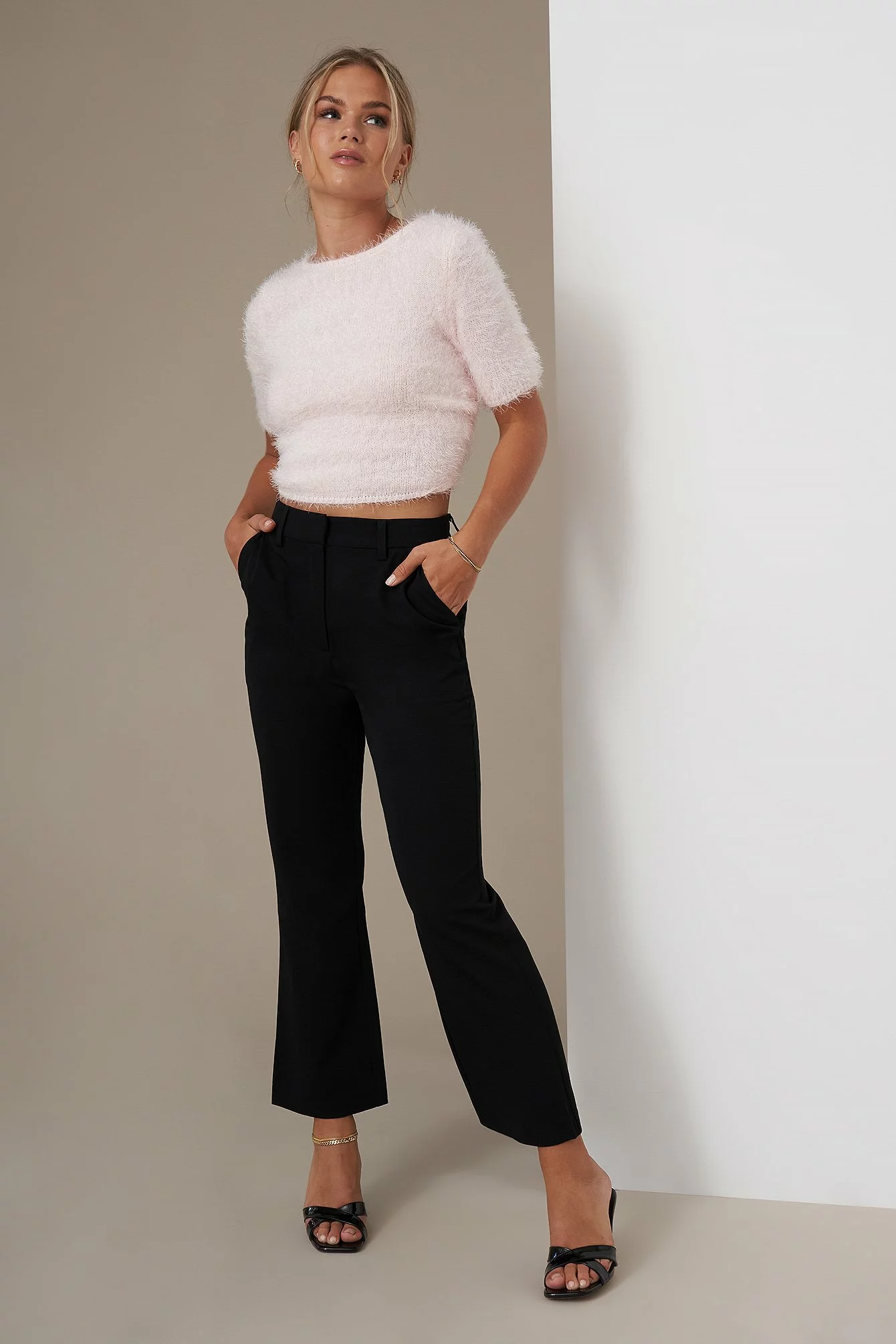 Hanna Schönberg X Na-kd Kick Flare Suit Pants - Image 4