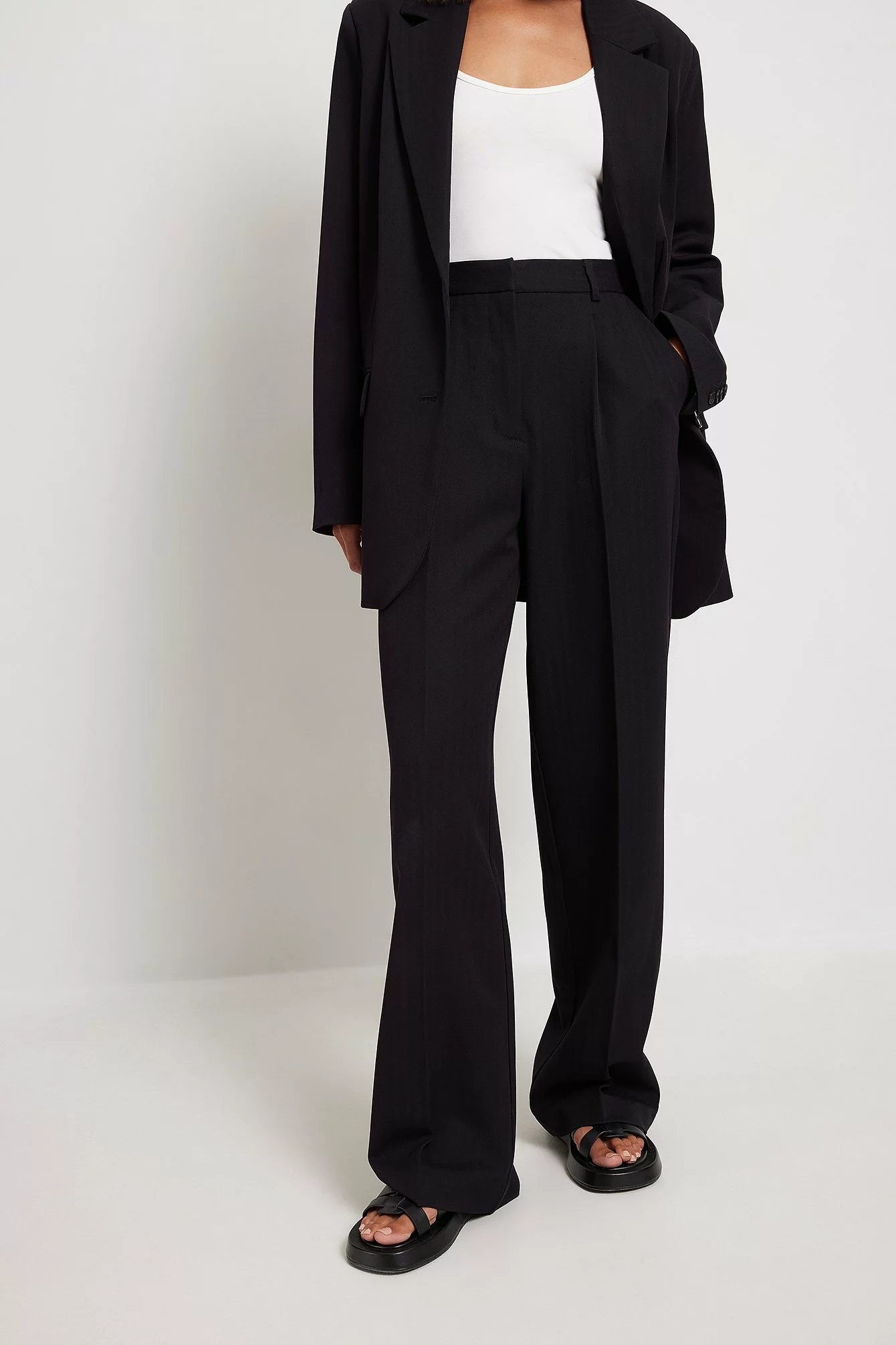 NA-KD Classic Heavy High Waist Suit Pants - Image 10