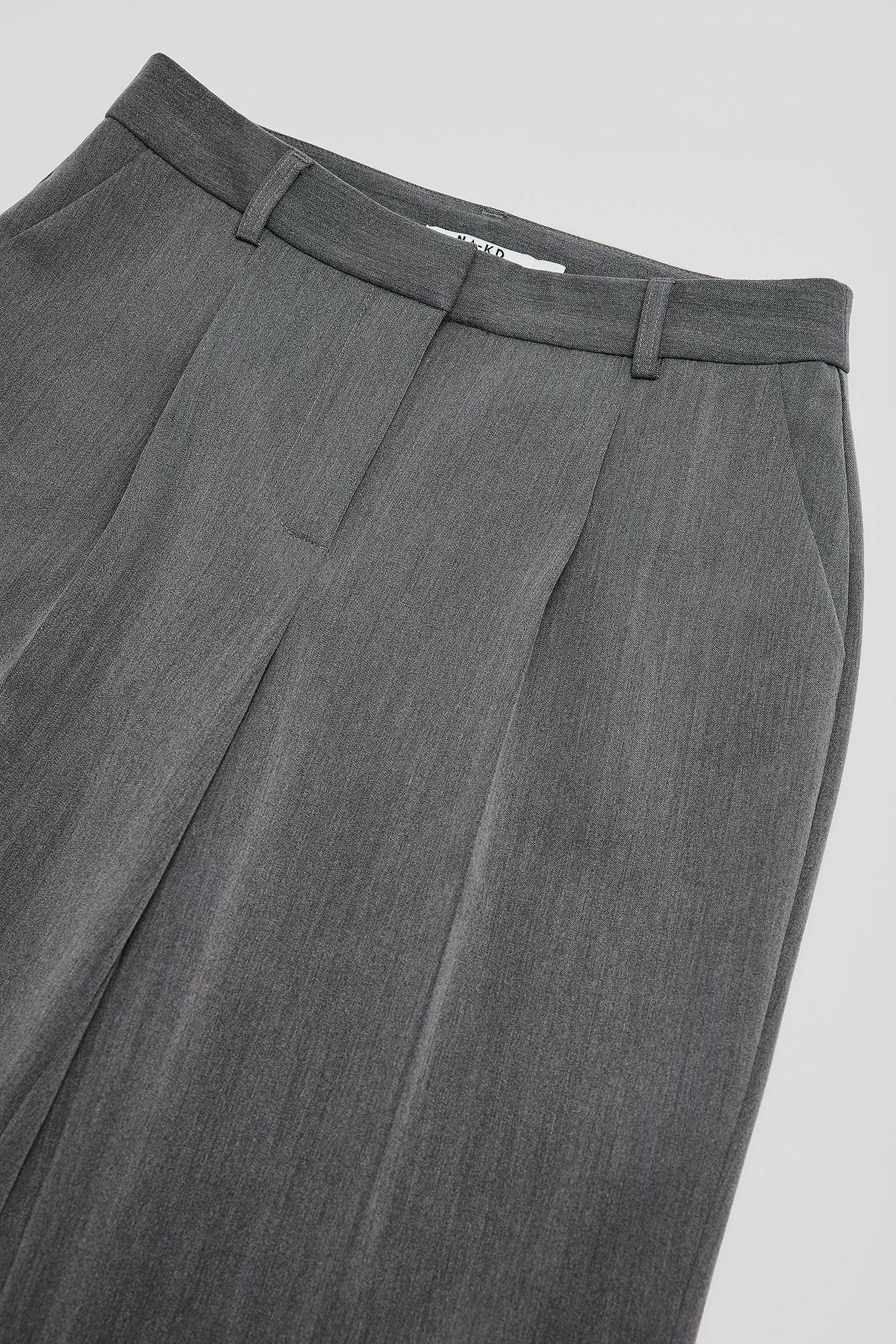 NA-KD Trend Heavy Low Waist Suit Pants - Image 7