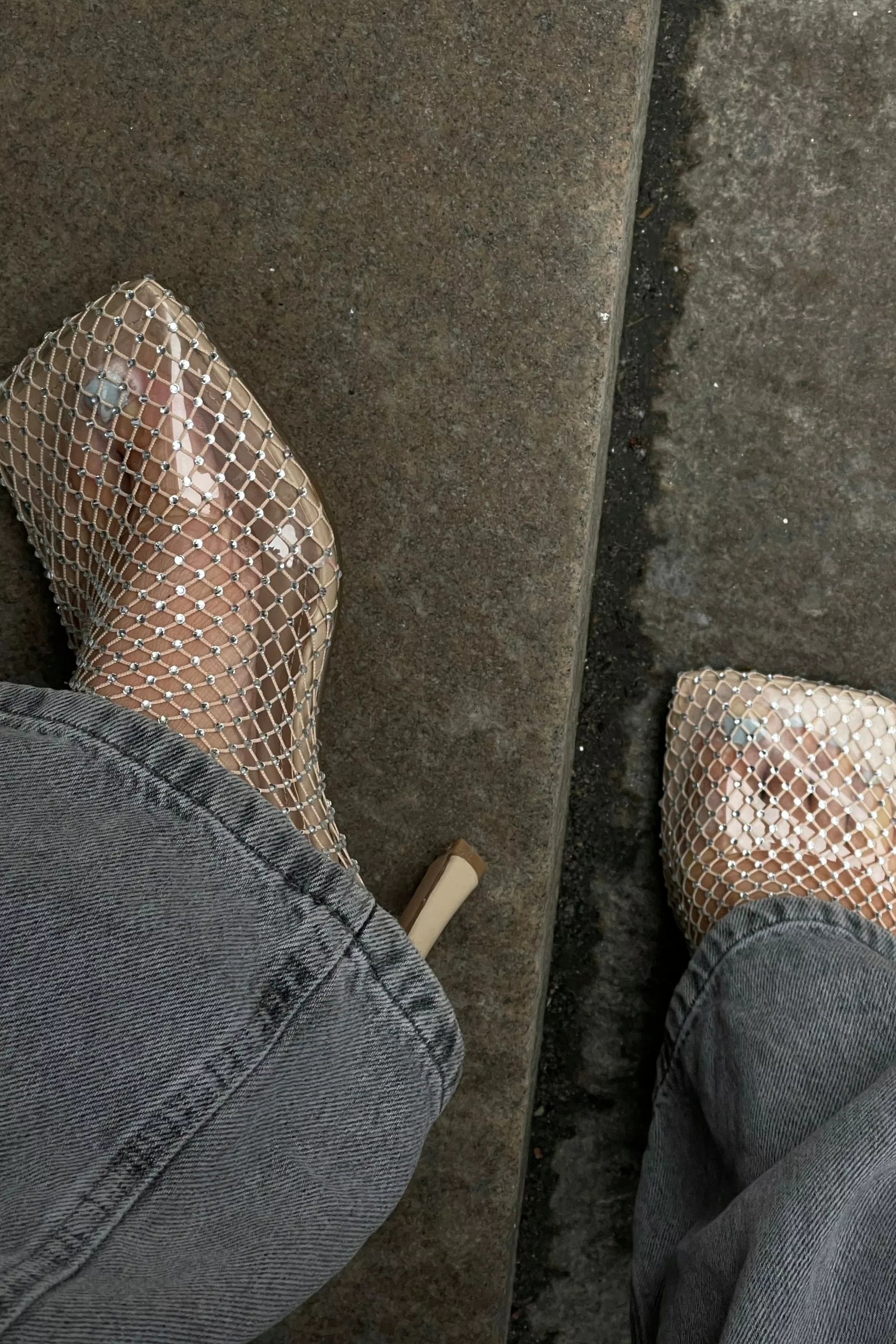 NA-KD Shoes Sparkling Sock Boots - Image 4