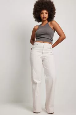 NA-KD Trend High Waist Bootcut Denim