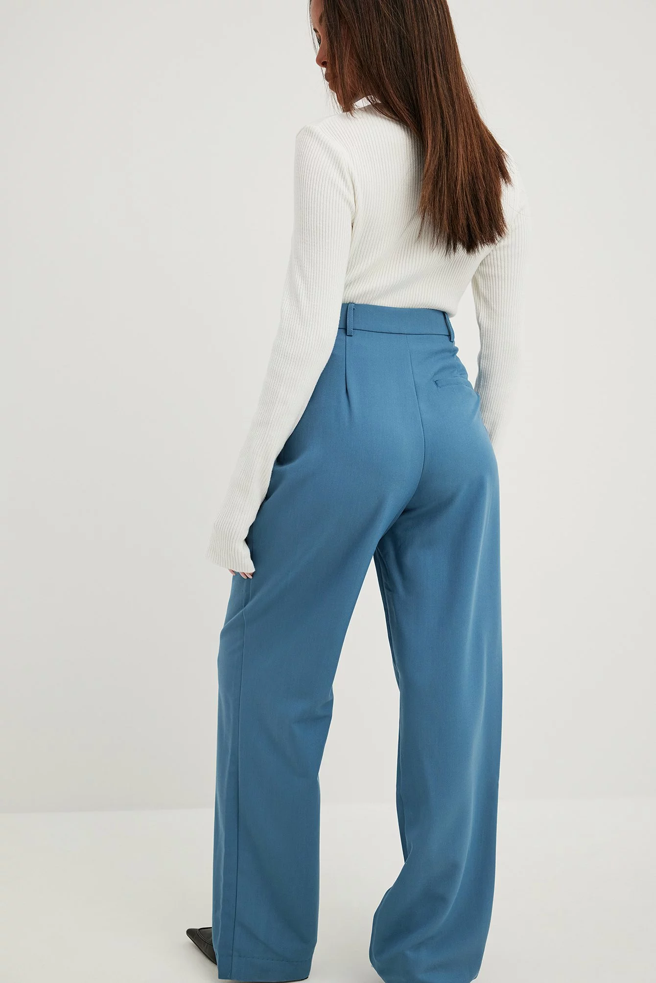 NA-KD Trend High Waist Pleated Wide Leg Pants - Image 16