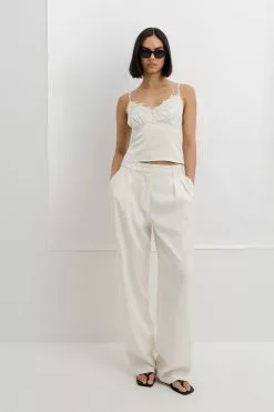 NA-KD Trend High Waist Pleated Wide Leg Pants