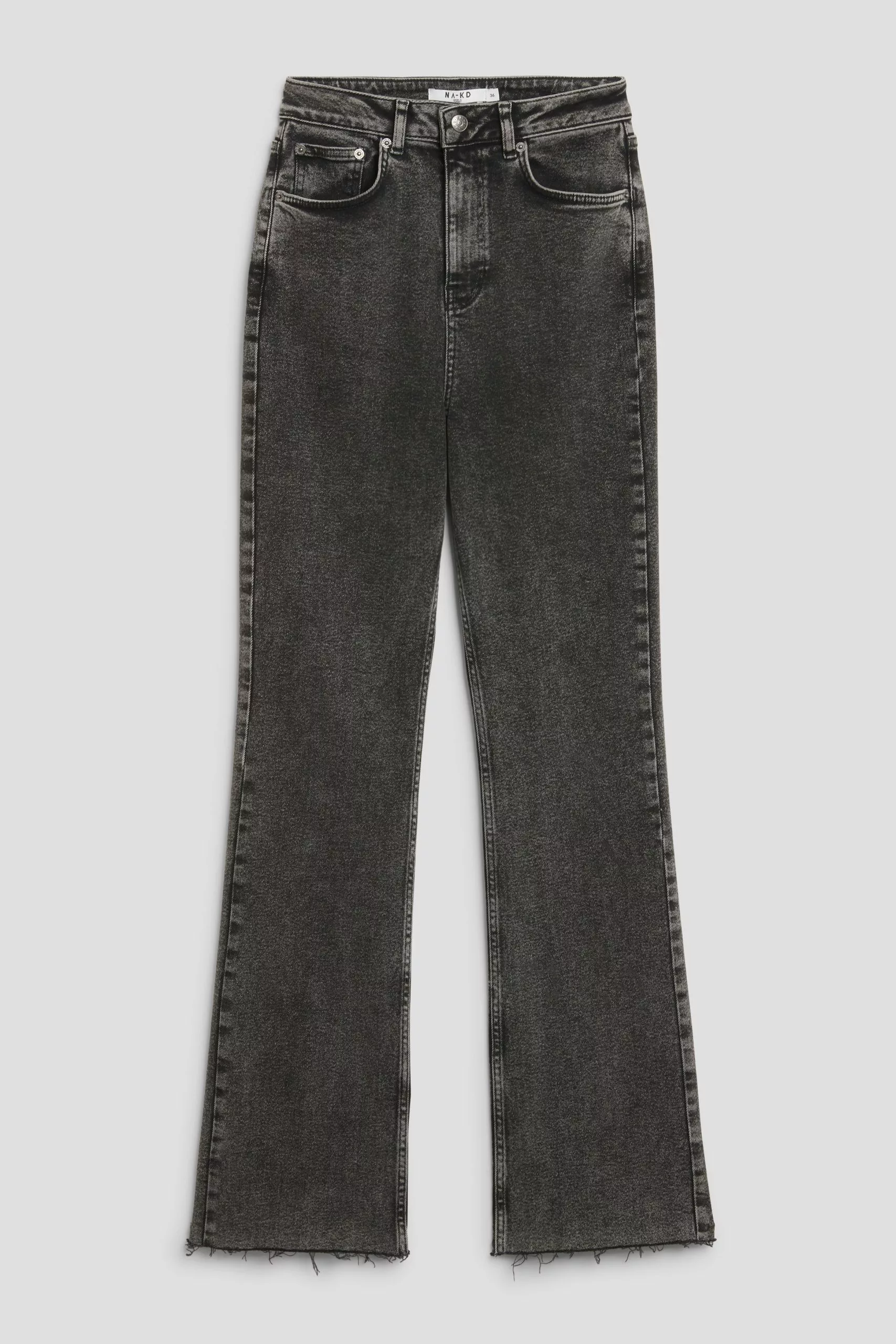 NA-KD Trend Flared High Waist Jeans - Image 17