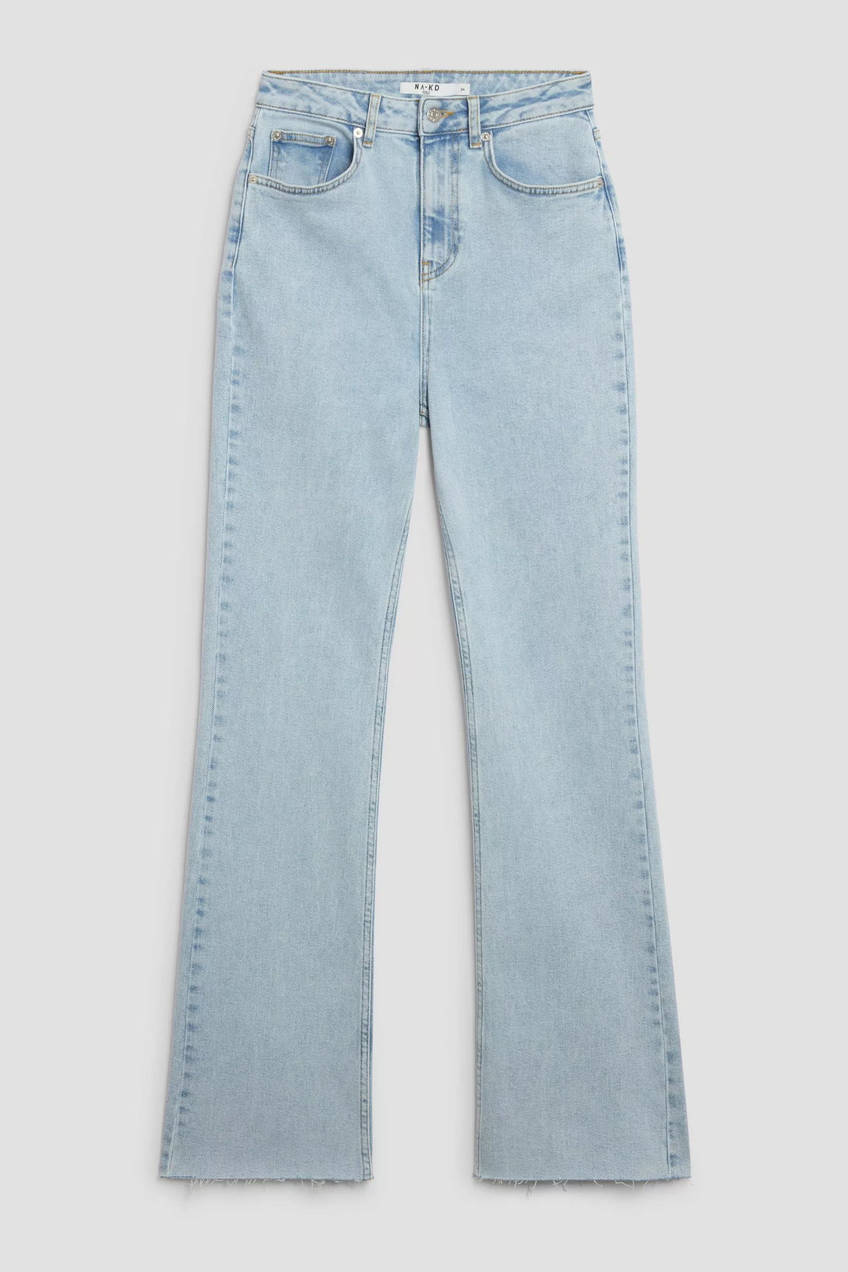 NA-KD Trend Flared High Waist Jeans - Image 2