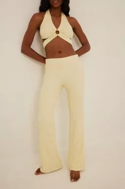 Misslisibell X NA-KD High Waist Structured Trousers