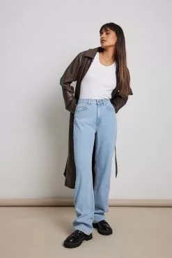 Mocean Sisters X NA-KD Highwaisted Straight Leg Denim