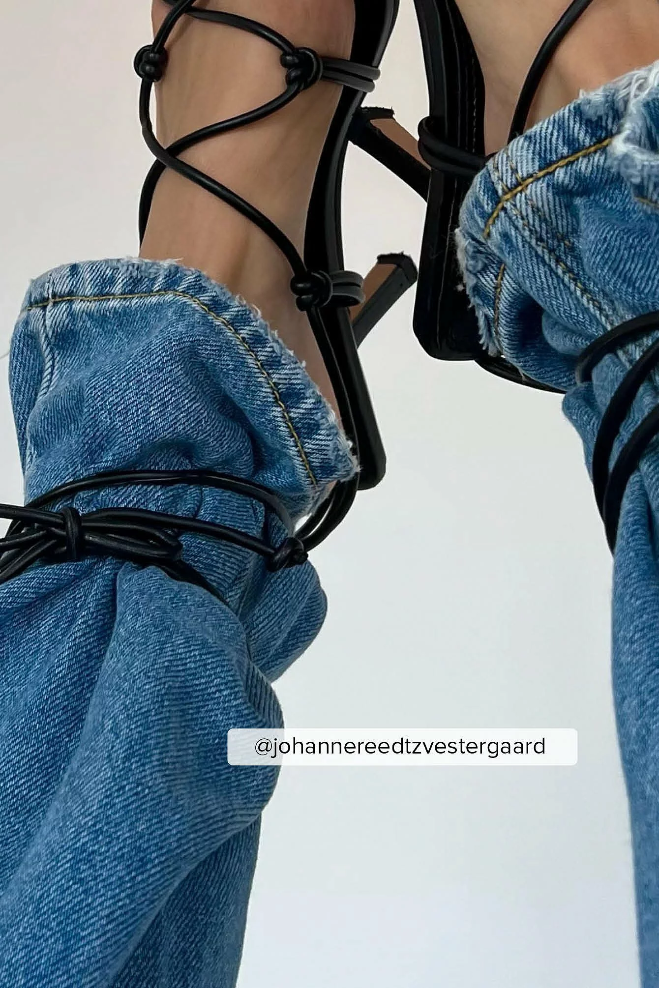 NA-KD Shoes Knotted Ankle Strap Stilettos - Image 7