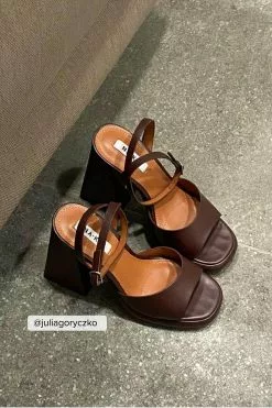 NA-KD Shoes Chubby Plateau Heels