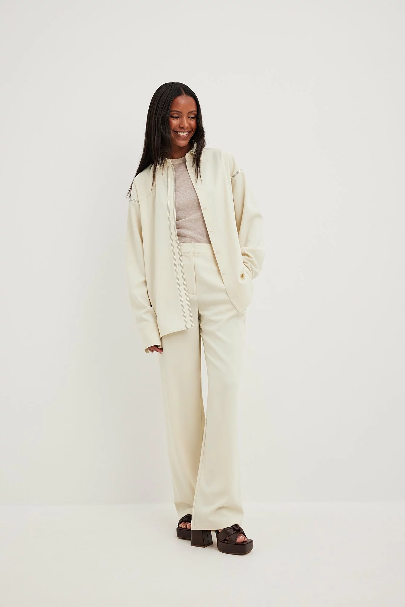 NA-KD Shoes Knotted Plateau High Heels - Image 10