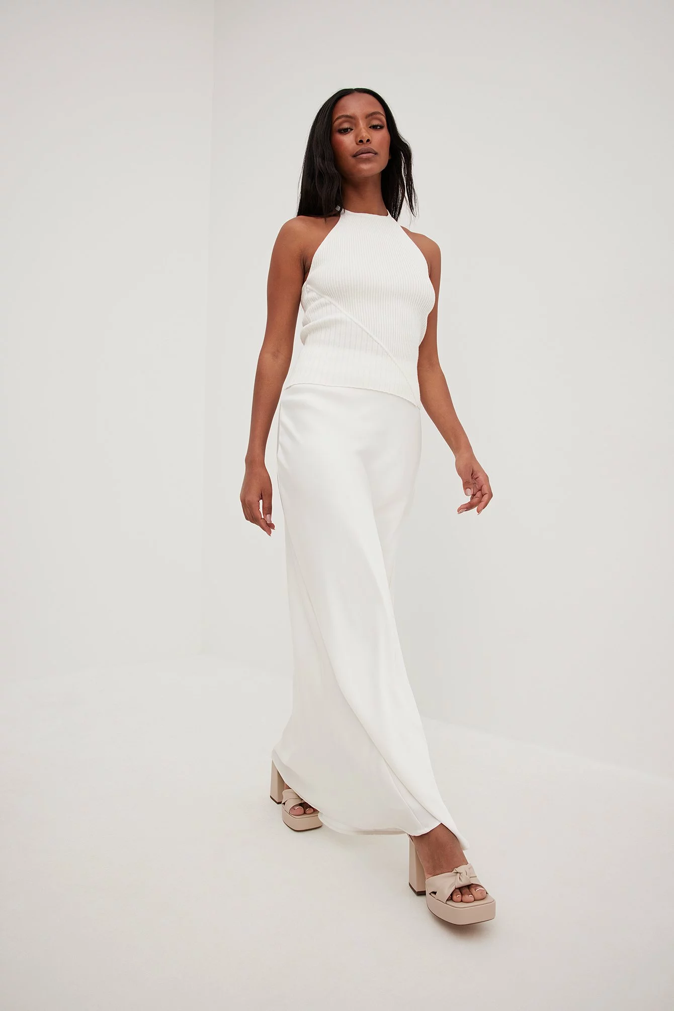 NA-KD Shoes Knotted Plateau High Heels - Image 2