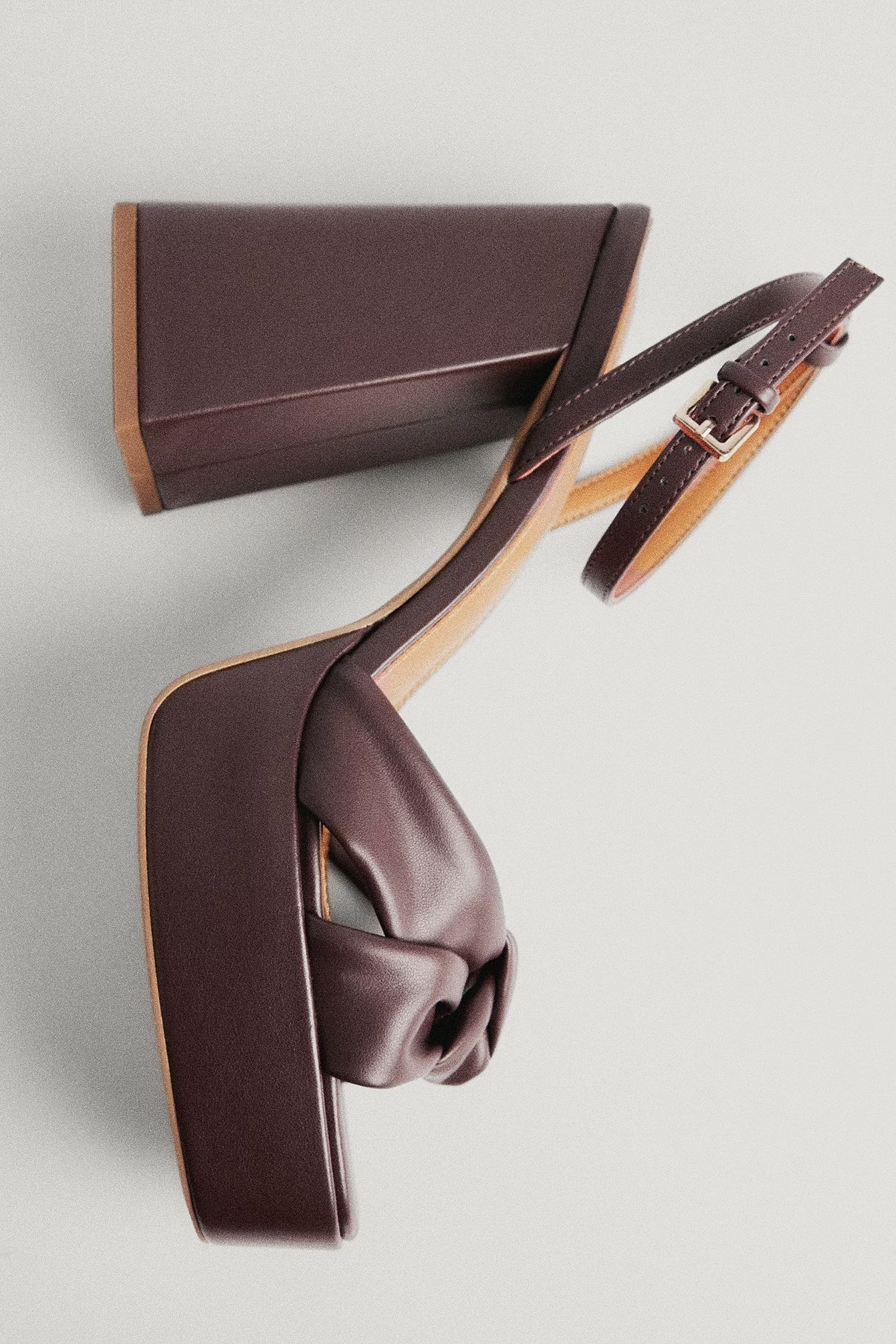 NA-KD Shoes Knotted Plateau High Heels - Image 9