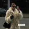 Alessa Winter X NA-KD Faux Fur Coat