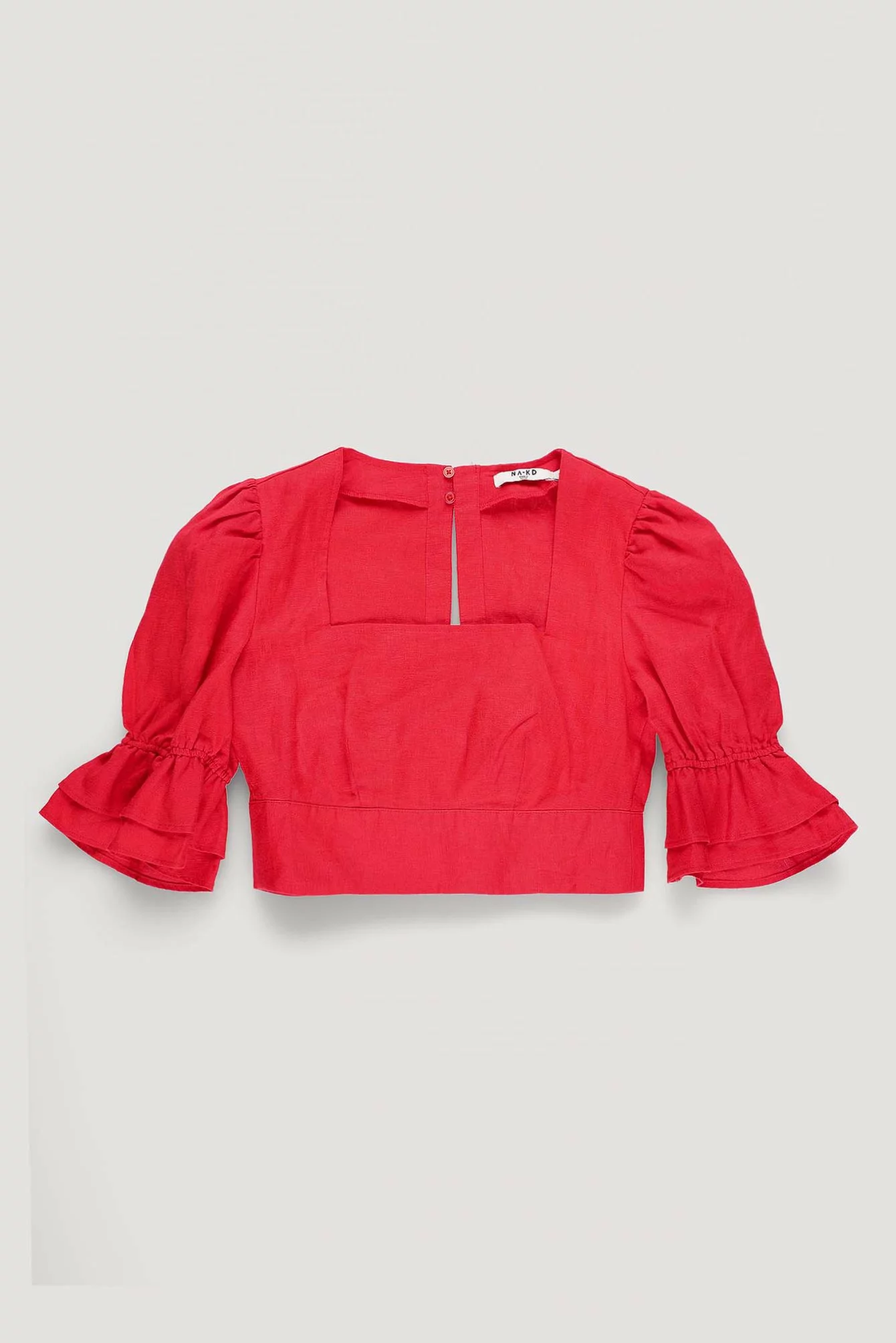 NA-KD Linen Tie Back Top - Image 17