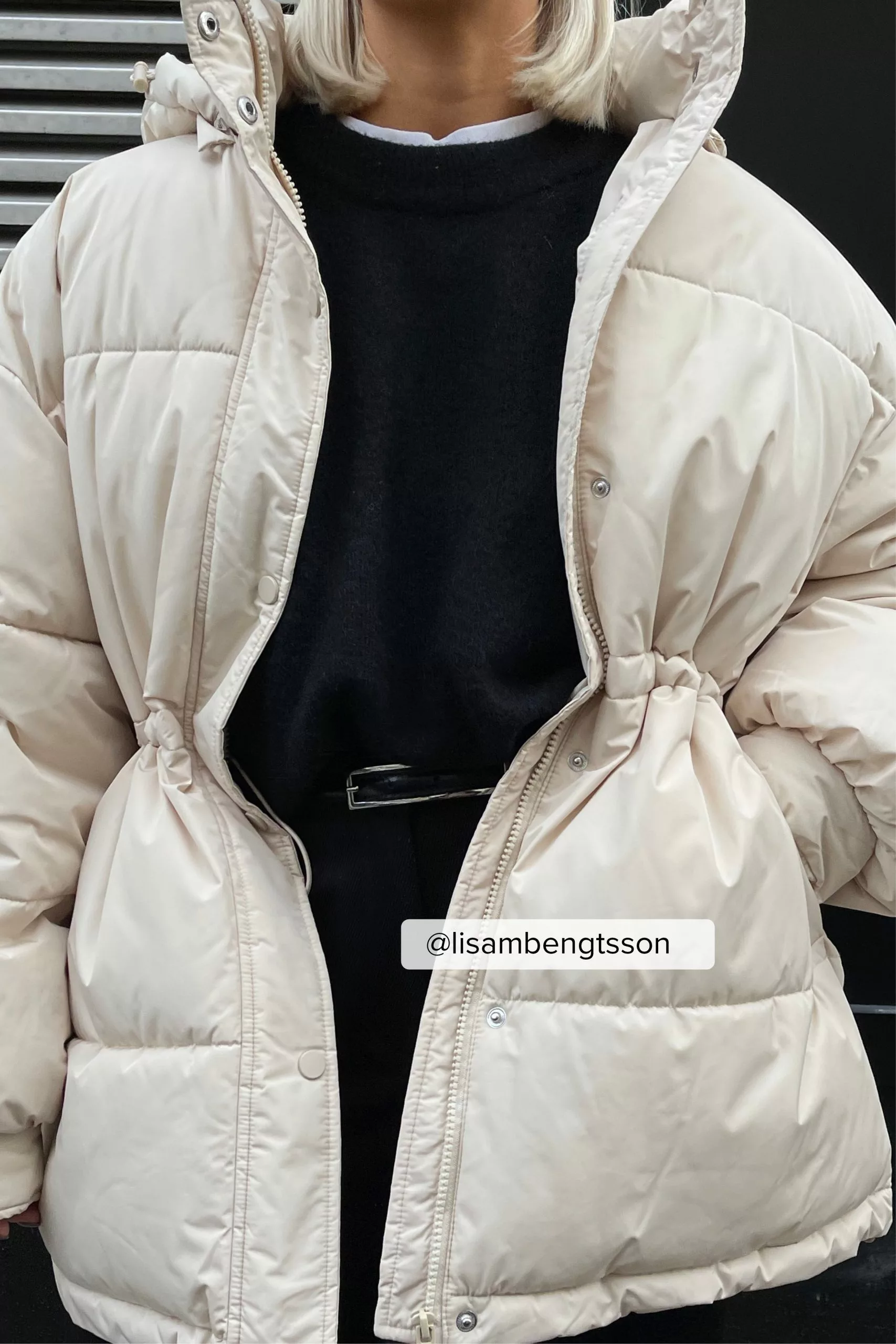 NA-KD Trend Recycled Waist Drawstring Padded Jacket - Image 11