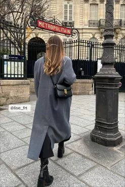 Maddie Demaine X NA-KD Big Shoulder Oversized Coat