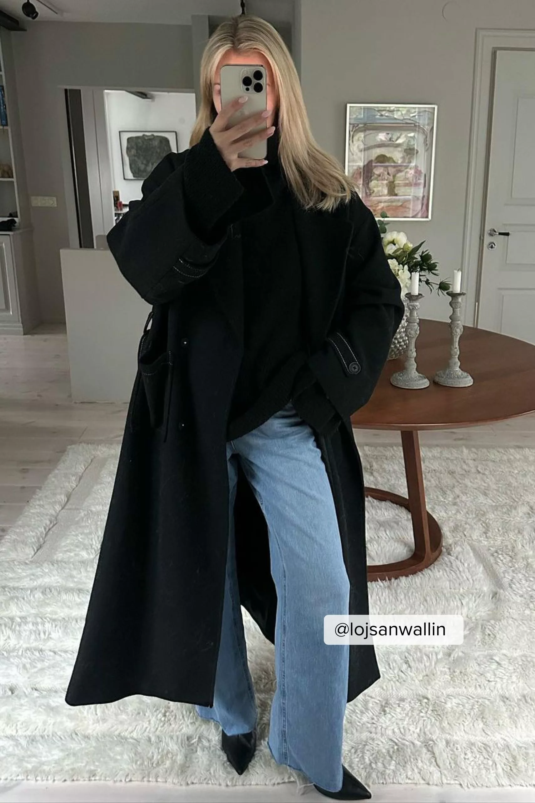 Lojsan Wallin X NA-KD Raw Hem Denim