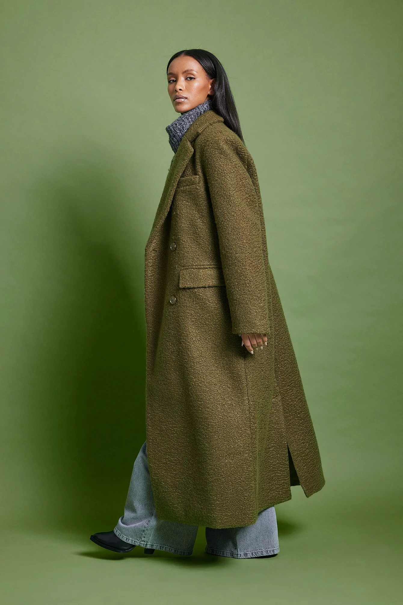 NA-KD Trend Long Straight Coat - Image 13