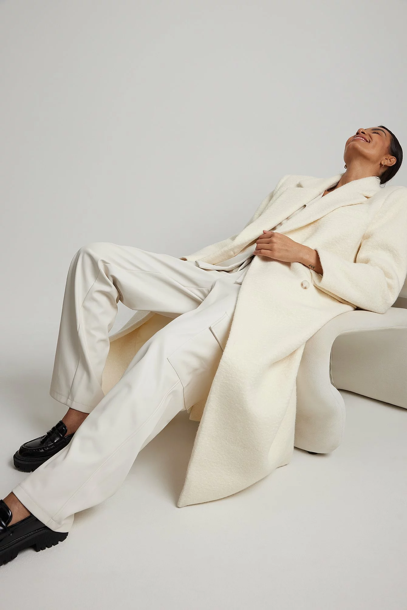 NA-KD Trend Long Straight Coat - Image 7