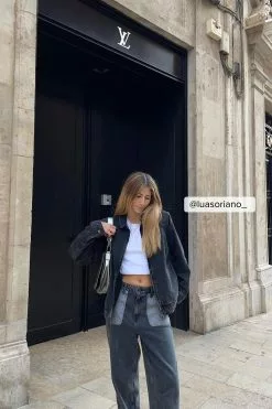 Elin Warnqvist X NA-KD Pocket Detail Denim